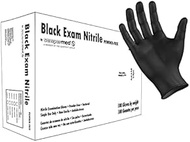 Sempermed Black Nitrile Gloves | Powder Free, Textured Gloves