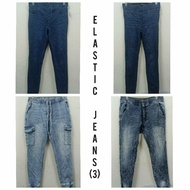 (3) Seluar Jeans Bundle Pinggang Getah elastic jeans