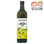 Marianne's - 有機牛油果/酪梨油 1L (平行進口貨) [此日期前最佳: 2026年9月]