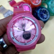 QQ JELY JELLY TRANSPARENT NUMBERS WATCH