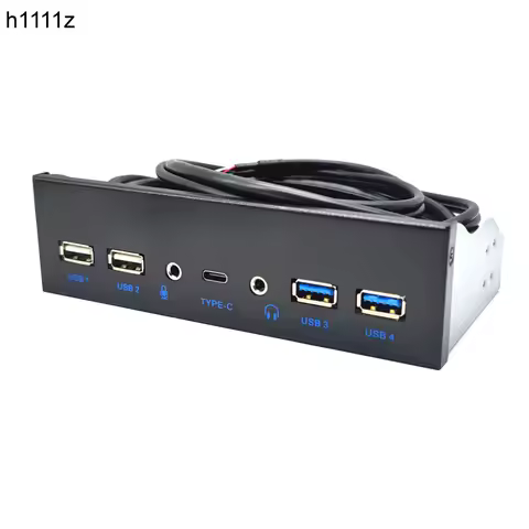USB 3.0 Front Panel for PC USB 3.1 Type C + 2x USB3.0 + 2x USB2.0 Hub + HD Audio 3.5mm + Earphone MI