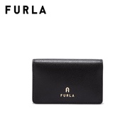 FURLA กระเป๋าใส่การ์ด รุ่น CAMELIA BUSINESS CARD CASE สี NERO