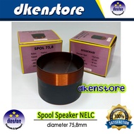 Spool speaker Nelc 75.8mm Spul spiker Blackspider 201 18 inch Ns 1576 BS201-18