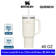 STANLEY THE QUENCHER H2.0 FLOWSTATE TUMBLER 40 OZ แก้วน้ำ หลอดดูด ถ้วยเย็น 304 Thermos Insulation an