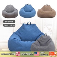 Bean Bag Sofa Cover Lazy Sofa Cover Chair Cover Kerusi Malas Sofa Malas Bean Beg No Filling Inside