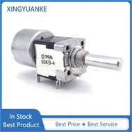 1Pcs/lot RK168 Type Motor Potentiometer B50K*2 50KB-4 Double 8-Pin Half Shaft Length 25MM Power Ampl