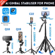 Phone Gimbal Stabilizer For Phone 360 Rotation Q18 Q19 C22 C16 Ai Tracking Selfie Stick Remote