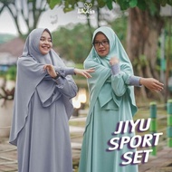 Set Jiyu Gamis Olahraga Muslimah By Hijab Alila Berkualitas