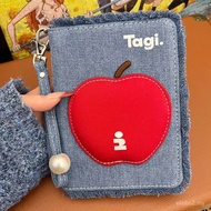 2024 Pemegang Pasport Dokumen Perjalanan Pelindung Pasport Pemegang Kad Denim Beg Dokumen Penyimpana