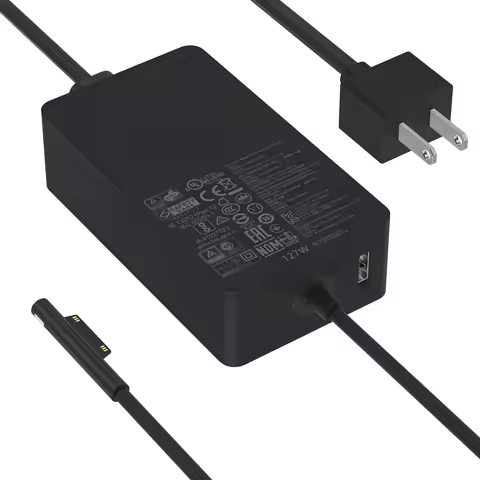127W 15V 8A Charger For Microsoft Surface Laptop Surface Book 3 4 5 6 7 8 Surface Go Surface Pro 6 7