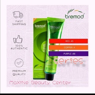 BREMOD hair colors (red, copper & purple series : burgundy, red brown, mahogany, violet)