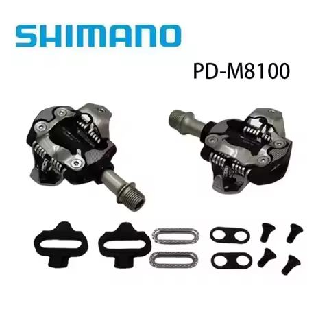 SHIMANO Deore XT TRP M8100, M520, and M540 Original Self-Locking Pedals, Suitable for Mountain Bikes