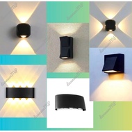 Decorative led light, 2-beam spotlight, 4-beam Nanoco spotlight, IP65 yellow aluminum body