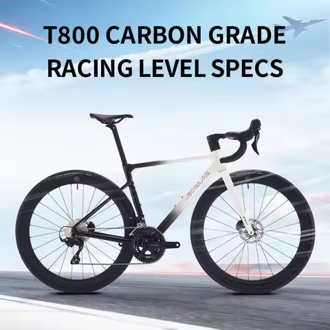 SAVA 2026 NEW STAR SHIP Luxury Carbon Fiber Road Bike, Equipped Shimano 105 R7120 24-Speed Groupset,