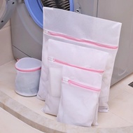 4 Pcs Mesh Laundry Bag Polyester Laundry Wash Bags Coarse Net Laundry Basket Laundry Bags for Washing Machines Mesh Bra Bag