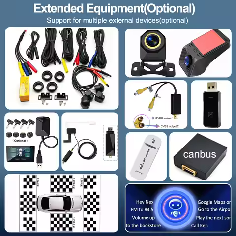 For Dab+ Dvr Tpms Carplay Obd Sony 360 Cameras Android 16 For Tpms External/internal Canbus（optional
