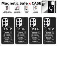 Suitable for Samsung Galaxy S26 S25 S24 Ultra S23 Plus Phone Case【ESTP ISTP ESFP ISFP Personality la