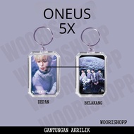 GANTUNGAN ONEUS 5X ACRYLIC KEYCHAIN KPOP UNOFFICIAL HWAN WOONG KEON LEEDO XION ACRYLIC KEYCHAIN