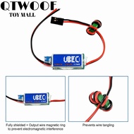 QTWOOF 3A UBEC, 5V/6V Lowest RF Noise Switching Regulator, Durable Full Shielding Polarity Reversal 