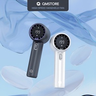 QMSTORE High Speed Handheld Fan Strong Wind 199 Gear 3600mAh Battery Rechargeable LED Screen