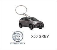 proton x50 grey keychain 2d