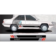 (Ready stock）S991# Proton Saga Car Body Vinyl Decal Sticker