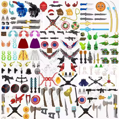 WM Blocks MOC Bricks Compatible Action Figures keychain Block Parts Toys WM6151 WM6115 WM6117 WM6118