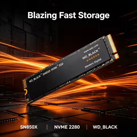 Western Digital SN850X 1TB 2TB 4TB WD_BLACK M.2 2280 NVMe PCIe Gen 4.0x4 SSD Solid State Drives for 