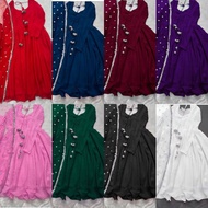 GEORGEOUS ANARKALI GOWN WITH FANCY LACE