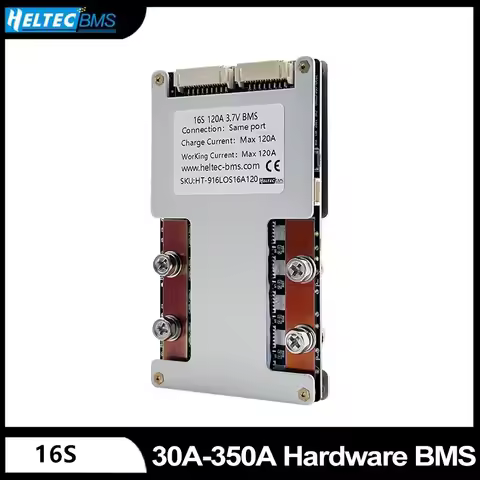 Heltecbms BMS 16S 48V LiFePO4/LiPo BMS 16S 60V 30A 50A 80A 120A 160A 200A 250A 300A 350A BMS System 