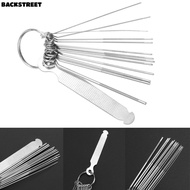 BACKSTREET 2Set DIY Slot Filing Luthier Tool Durable Professional String Saw Rods