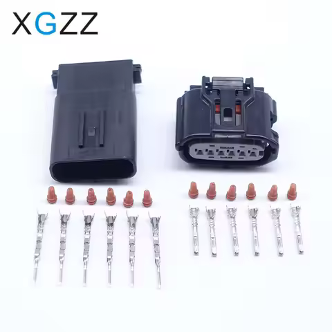 XG7061F-0.6-21 6189-7100 TS 025 Automotive Plug Accelerator Pedal Connector MAF 6 Pin Female Male Fo