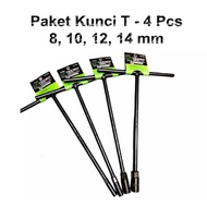 {ORIGINAL TEKIRO!!!} Kunci T sock Sok 4PCS 8 10 12 14 mm kunci t tekiro original lengkap full SET