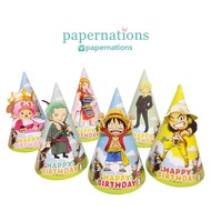 One Piece Party Hat One Piece Birthday Hat/ One Piece Birthday Hat/ One Piece Birthday Hat/
