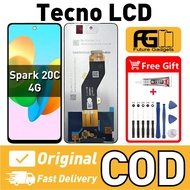 LCD For TEcno Spark 20C 4G Compatible For ORIGINAL LCD Skrin Touch Screen Replacement