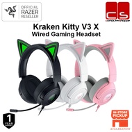 RAZER Kraken Kitty V3 X (BLACK / PINK / WHITE) WIRED GAMING HEADPHONES