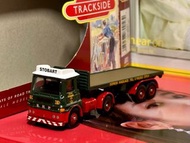 英國 LLEDO DAYS GONE Trackside 系列 ERF Flatbed Trailer 英國 平板拖車 拖頭 貨車 工程車 商用車 重型車輛 模型 Eddie Stobart Ltd