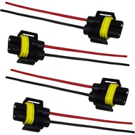 4PCS H11 H9 H8 880 881 Soket Mentol, Penyambung Wayar Soket Penyesuai Perempuan, Penyambung Wayar, P