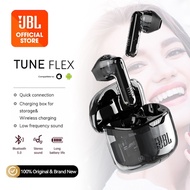 【6 Month Warranty】Original JBL TUNE FLEX True Wireless Bluetooth Earphone for IOS/Android In-ear Bluetooth Earphone with Mic Active Noise Canceling Headphones IPX4 Waterproof Sports Earbuds 32 Hours of Battery Life JBL Wireless Earphone