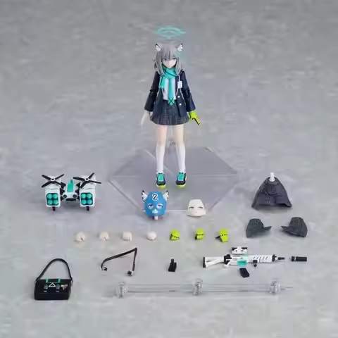 Hot Beautiful Girl Figma Blue Archive Cartoon Character Model Action Figures Children'S Educational 