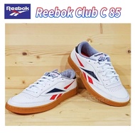 รองเท้ากีฬา Reebok Club C 85 สีขาว/Collegiate Navy/Scarlet แท้