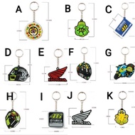 Rossi 46 Key Chain honda yamaha helmet