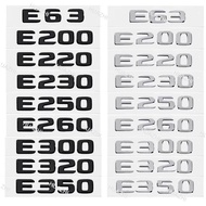 Car Trunk Letters Logo Emblem Badge Decals Sticker For Mercedes Benz E Class E200 E220 E230 E250 E26