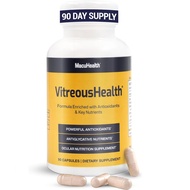 Macuhealth VitreousHealth Premium Eye Supplement for Eye Wellness | USA Origin Eye Health Supplement