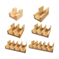 [Predolo3] Wooden Sushi Holder Stand Wooden Tacos Holder for Parties Restaurant Holiday