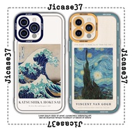 JM Case Van Gogh starry night square edge iphone Case 6plus/6s/6splus/7/7plus/8/8plus/x/xs/11/12/pro