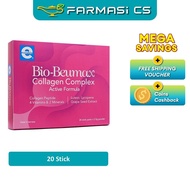 Eurobio Bio-Beumax Collagen Complex Active Formula 20 Stick Packs EXP:02/2027 [ Grape seed Farmasi C