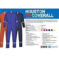 FIRE RETARDANT FR HOUSTON COVERALL, GREEN COLOR