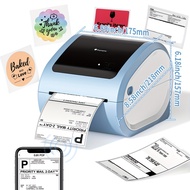 เครื่องพิมพ์ใบปะหน้า Phomemo D520-BT เครื่องพิมพ์สติ๊กเกอร์  บาโค้ด USB+Bluetooth A6 Thermal Label P