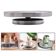 Hierly Durable Sculpting Wheel Turntable Pottery Spinner Art Crafts Clay Projects Cake Decorating Tu